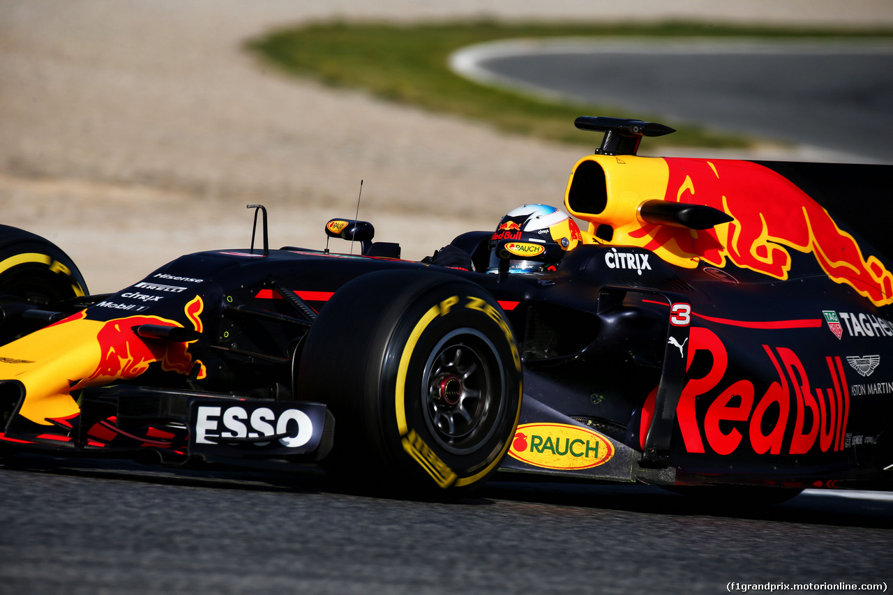 TEST F1 BARCELLONA 9 MARZO, Daniel Ricciardo (AUS) Red Bull Racing RB13.
09.03.2017.