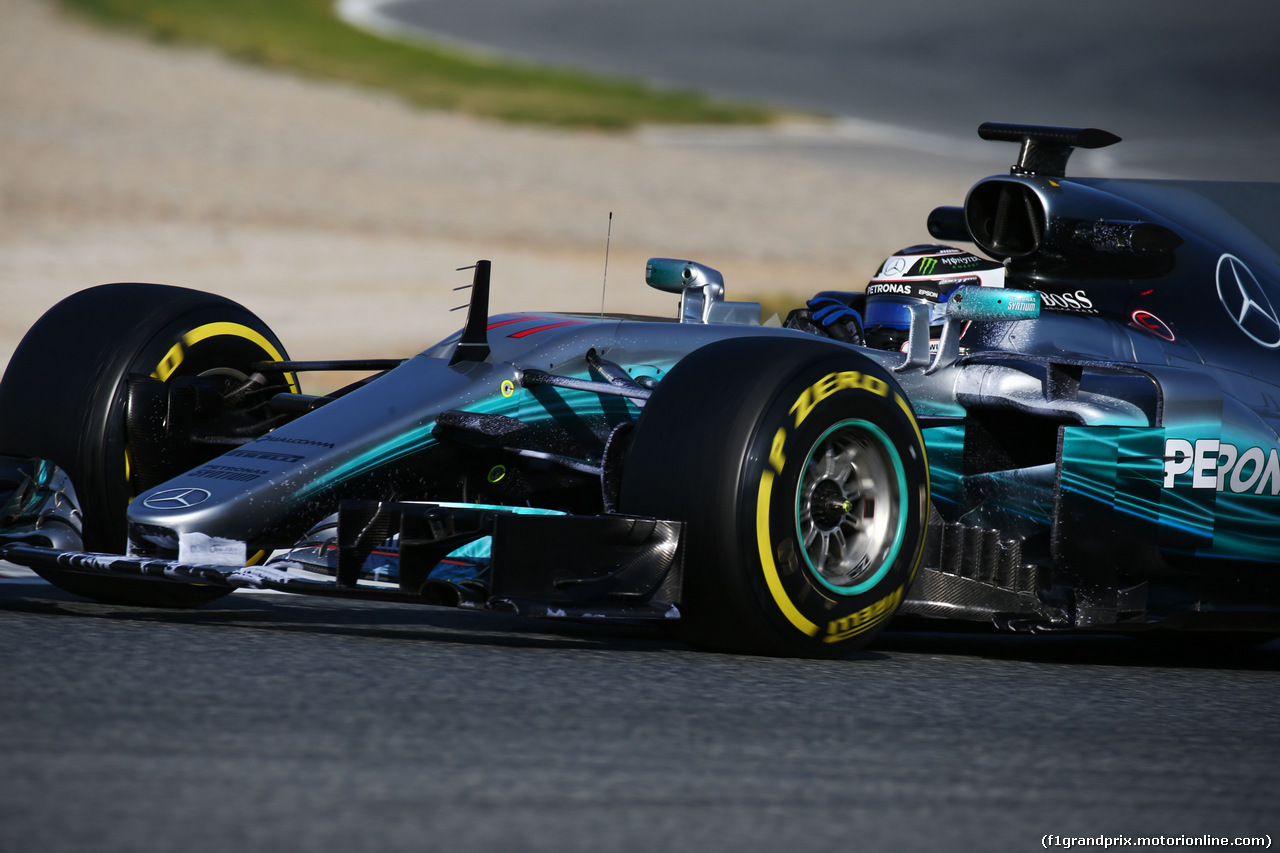 TEST F1 BARCELLONA 9 MARZO, Valtteri Bottas (FIN) Mercedes AMG F1 W08.
09.03.2017.
