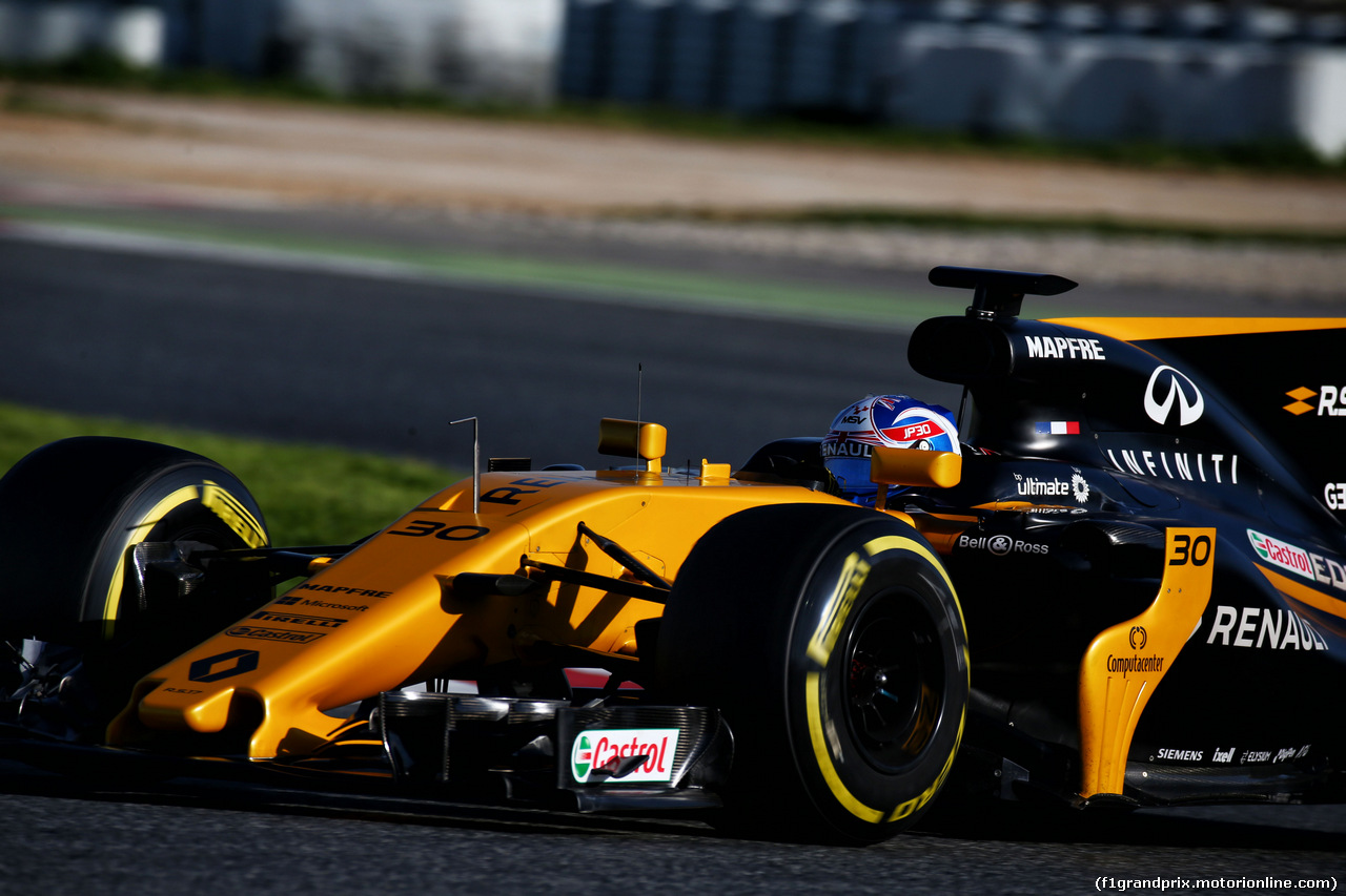 TEST F1 BARCELLONA 9 MARZO, Jolyon Palmer (GBR) Renault Sport F1 Team RS17.
09.03.2017.