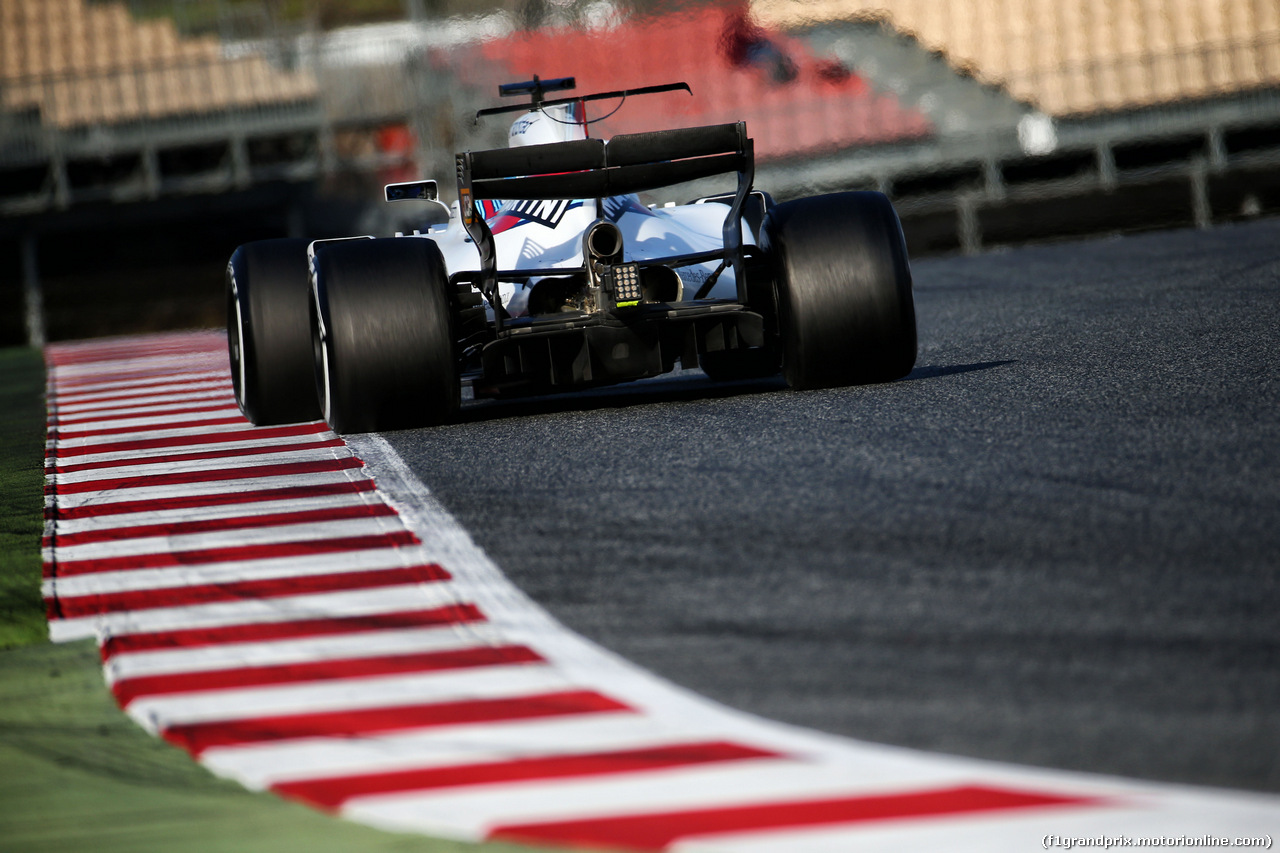 TEST F1 BARCELLONA 9 MARZO, Lance Stroll (CDN) Williams FW40.
09.03.2017.