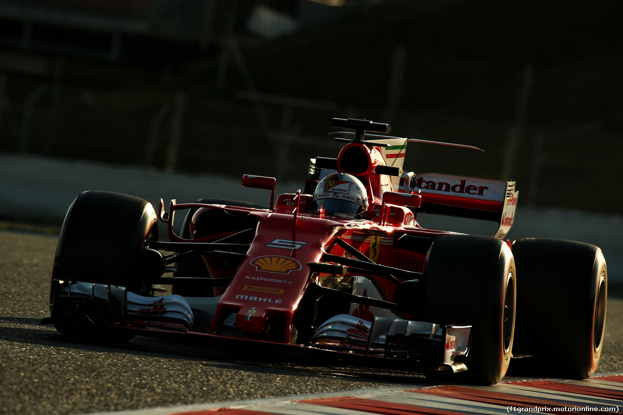 TEST F1 BARCELLONA 9 MARZO, Sebastian Vettel (GER) Ferrari SF70H.
09.03.2017.