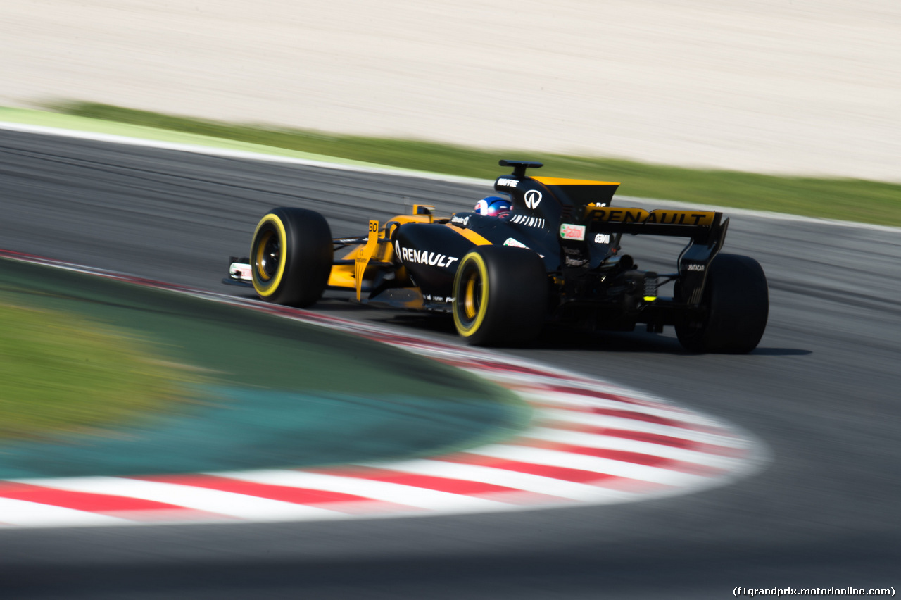 TEST F1 BARCELLONA 9 MARZO, Jolyon Palmer (GBR) Renault Sport F1 Team RS17.
09.03.2017.