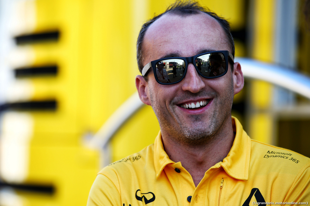 TEST F1 BUDAPEST 01 AGOSTO, Robert Kubica (POL) Renault Sport F1 Team Test Driver.
01.08.2017.
