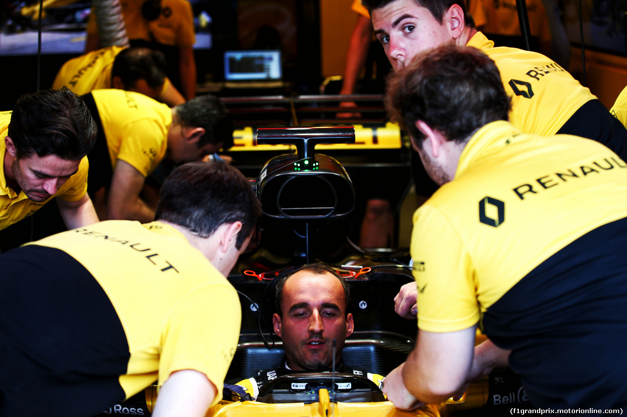 TEST F1 BUDAPEST 02 AGOSTO, Robert Kubica (POL) Renault Sport F1 Team RS17 Test Driver.
02.08.2017.