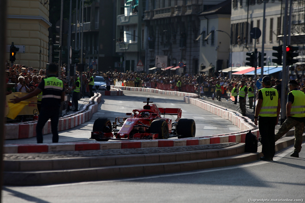 F1 MILAN FESTIVAL 2018, 29.08.2018 - Kimi Raikkonen (FIN) Ferrari SF71H