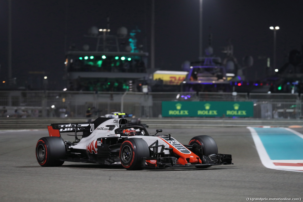 GP ABU DHABI, 25.11.2018 - Gara, Kevin Magnussen (DEN) Haas F1 Team VF-18