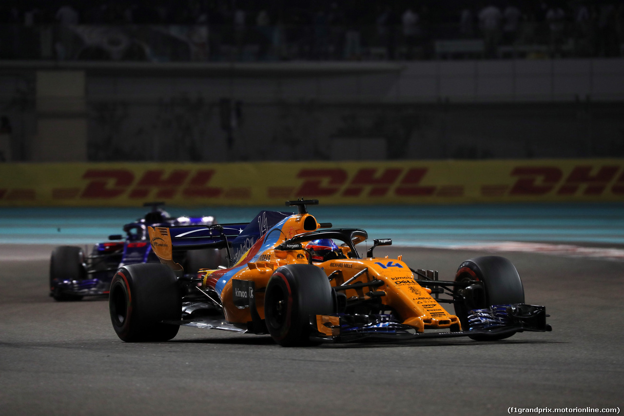 GP ABU DHABI, 25.11.2018 - Gara, Fernando Alonso (ESP) McLaren MCL33