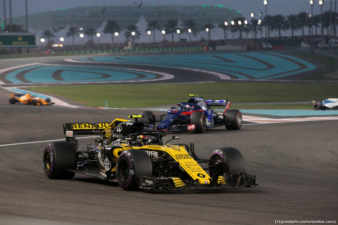 GP ABU DHABI, 25.11.2018 - Gara, Carlos Sainz Jr (ESP) Renault Sport F1 Team RS18