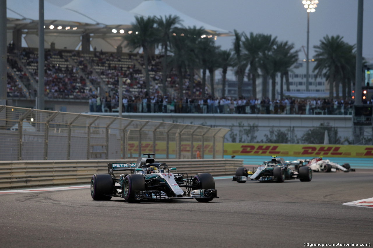GP ABU DHABI, 25.11.2018 - Gara, Lewis Hamilton (GBR) Mercedes AMG F1 W09