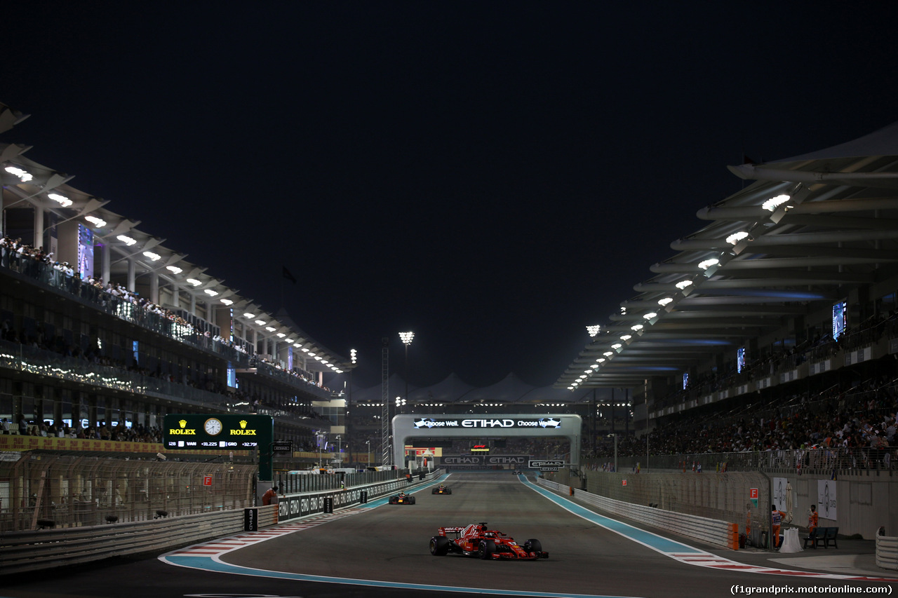 GP ABU DHABI, 25.11.2018 - Gara, Sebastian Vettel (GER) Ferrari SF71H