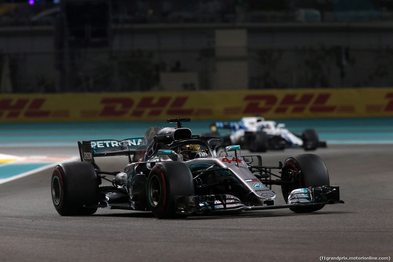 GP ABU DHABI, 23.11.2018 - Prove Libere 2, Lewis Hamilton (GBR) Mercedes AMG F1 W09