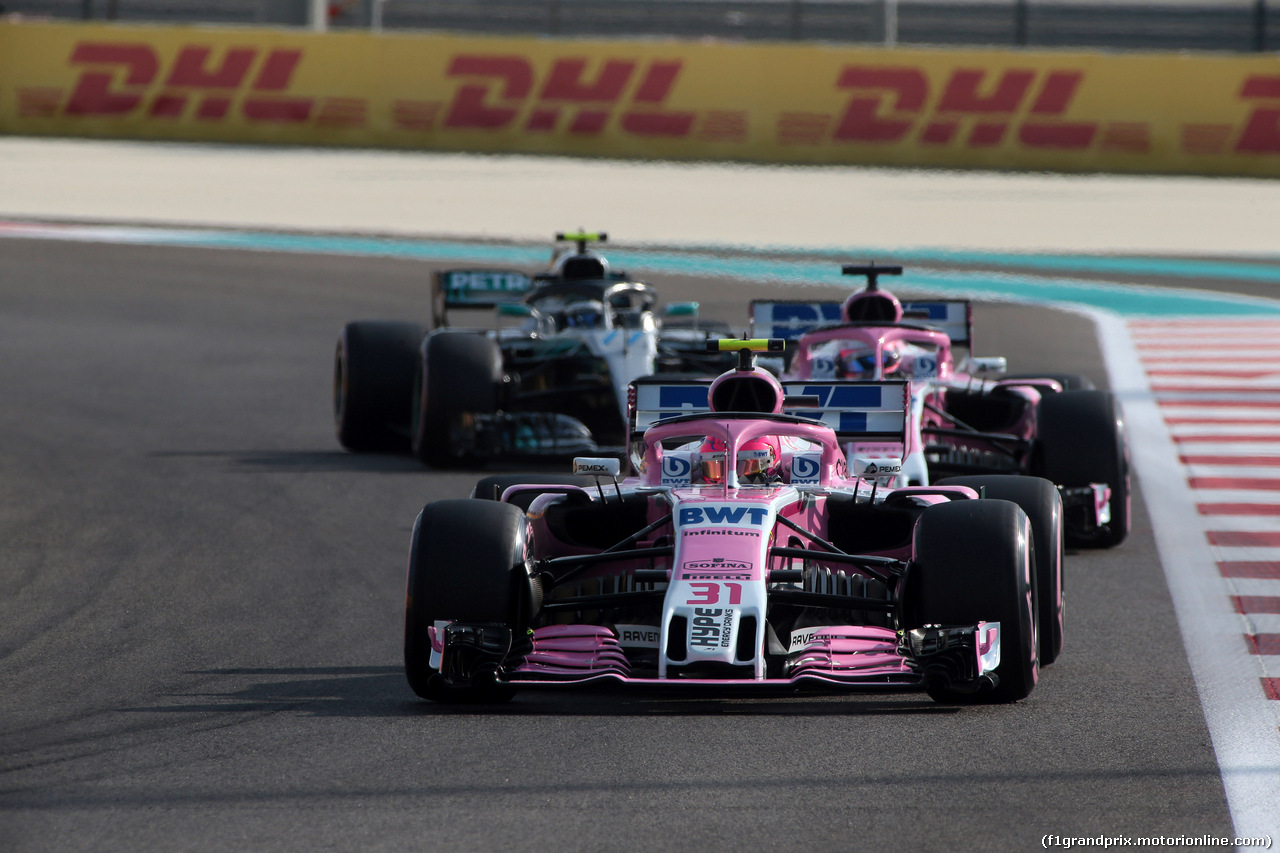 GP ABU DHABI, 24.11.2018 - Prove Libere 3, Esteban Ocon (FRA) Racing Point Force India F1 VJM11