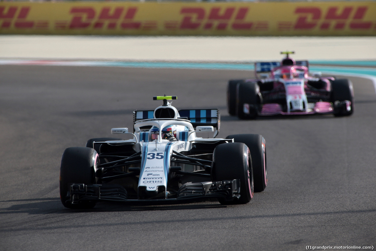 GP ABU DHABI, 24.11.2018 - Prove Libere 3, Sergey Sirotkin (RUS) Williams FW41