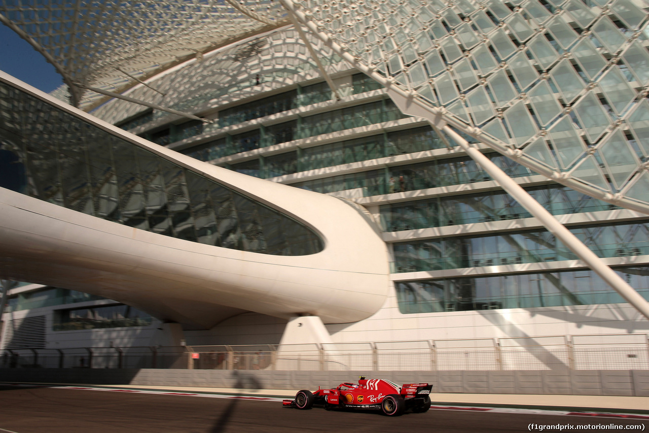 GP ABU DHABI, 24.11.2018 - Prove Libere 3, Kimi Raikkonen (FIN) Ferrari SF71H