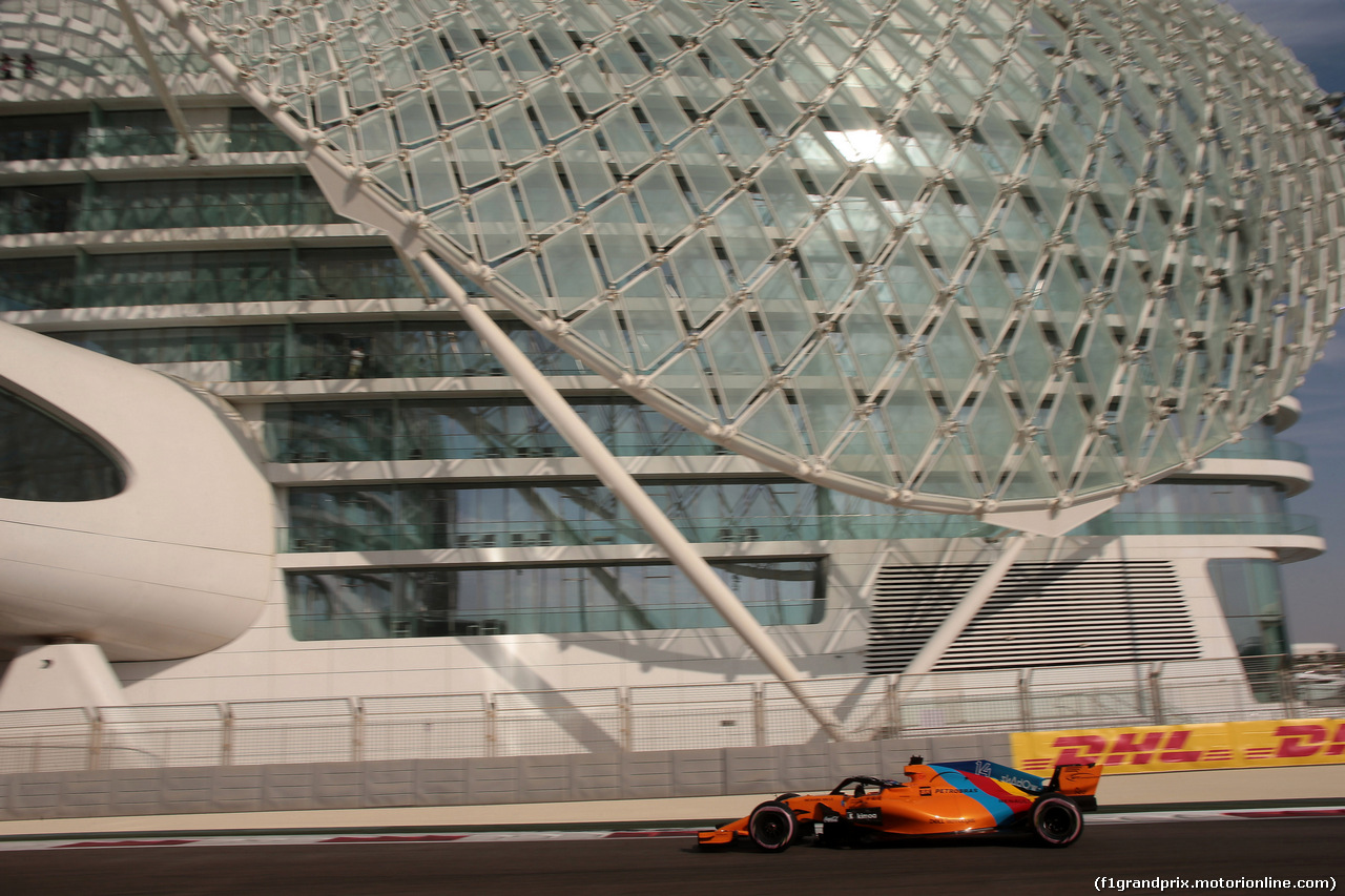 GP ABU DHABI, 24.11.2018 - Prove Libere 3, Fernando Alonso (ESP) McLaren MCL33