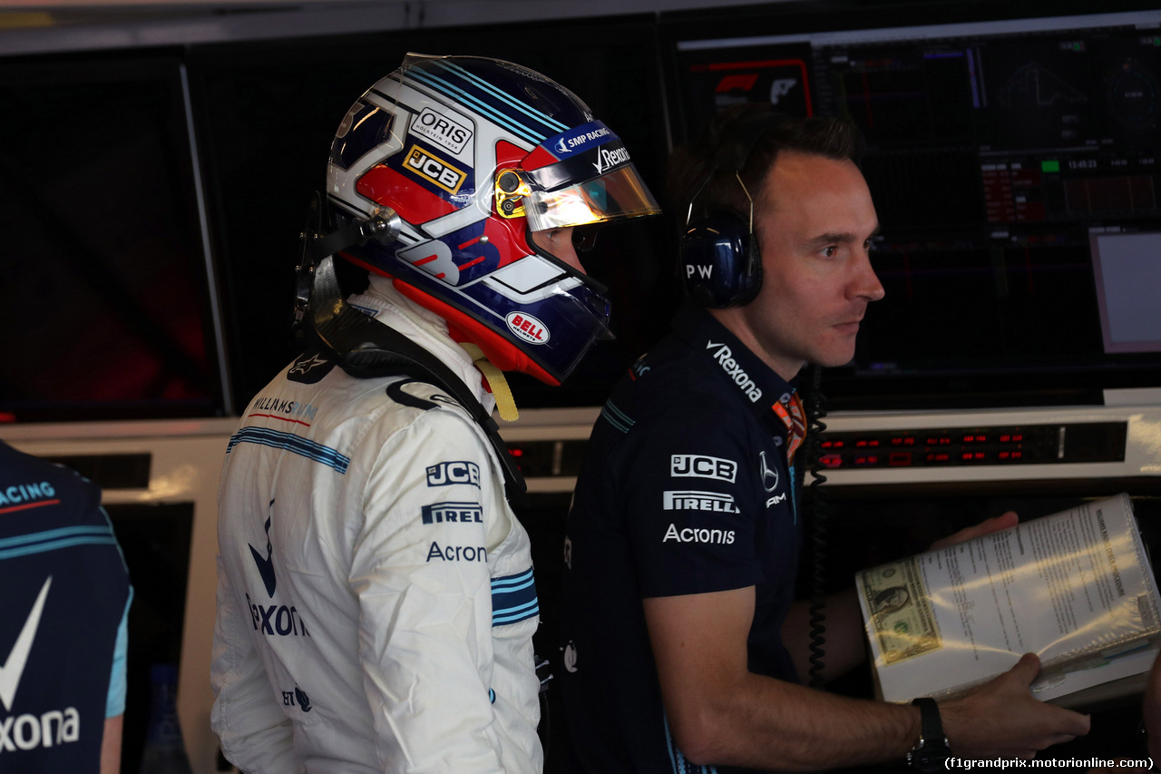 GP ABU DHABI, 24.11.2018 - Prove Libere 3, Sergey Sirotkin (RUS) Williams FW41