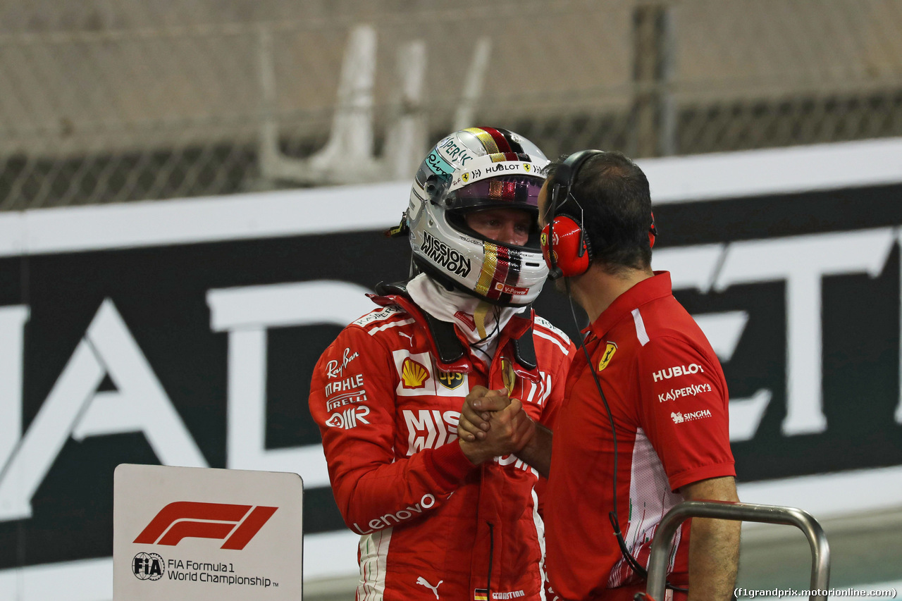 GP ABU DHABI, 24.11.2018 - Qualifiche, 3rd place Sebastian Vettel (GER) Ferrari SF71H