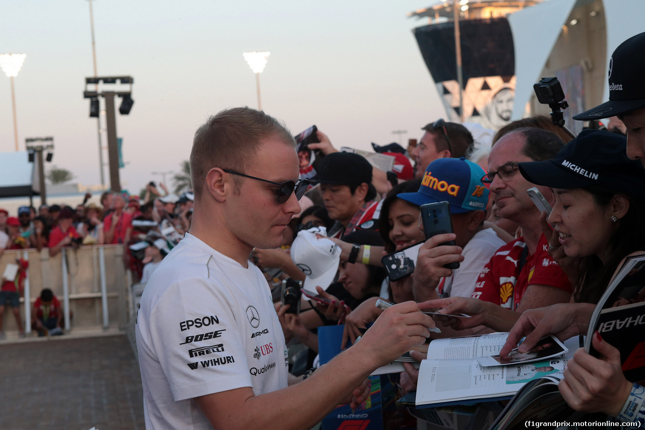 GP ABU DHABI, 22.11.2018 - Valtteri Bottas (FIN) Mercedes AMG F1 W09