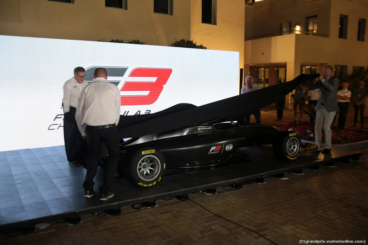 GP ABU DHABI, 22.11.2018 - 2019 Fia Formula 3 Car Launch, Sean Bratches, Formula 1 Managing Director, Commercial Operations