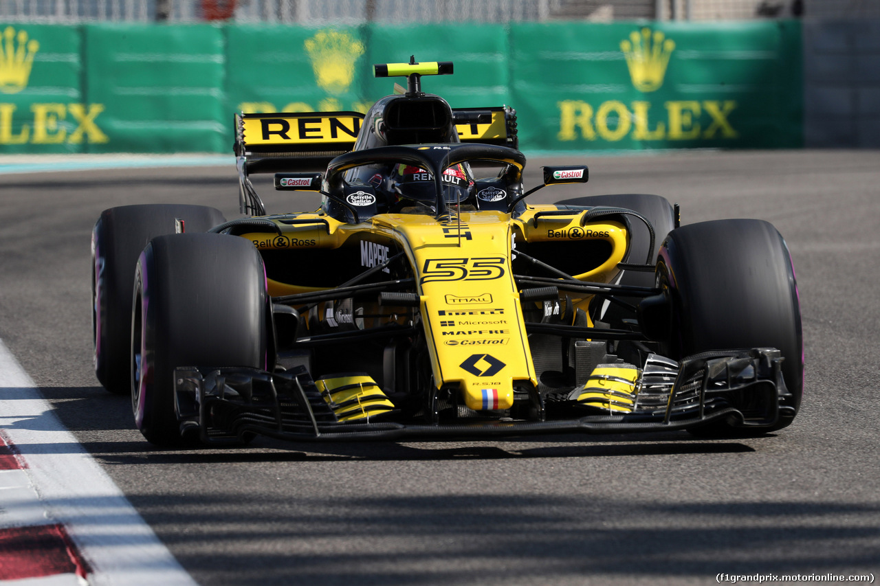 GP ABU DHABI, 23.11.2018 - Prove Libere 1, Carlos Sainz Jr (ESP) Renault Sport F1 Team RS18
