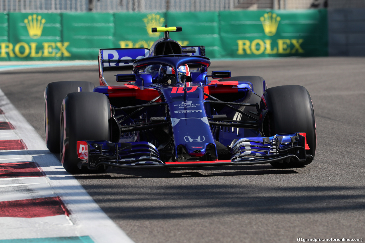 GP ABU DHABI, 23.11.2018 - Prove Libere 1, Pierre Gasly (FRA) Scuderia Toro Rosso STR13