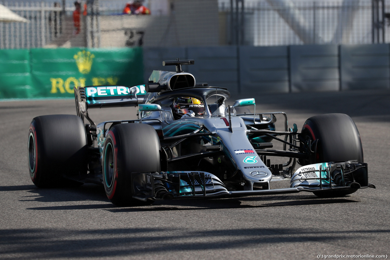 GP ABU DHABI, 23.11.2018 - Prove Libere 1, Lewis Hamilton (GBR) Mercedes AMG F1 W09