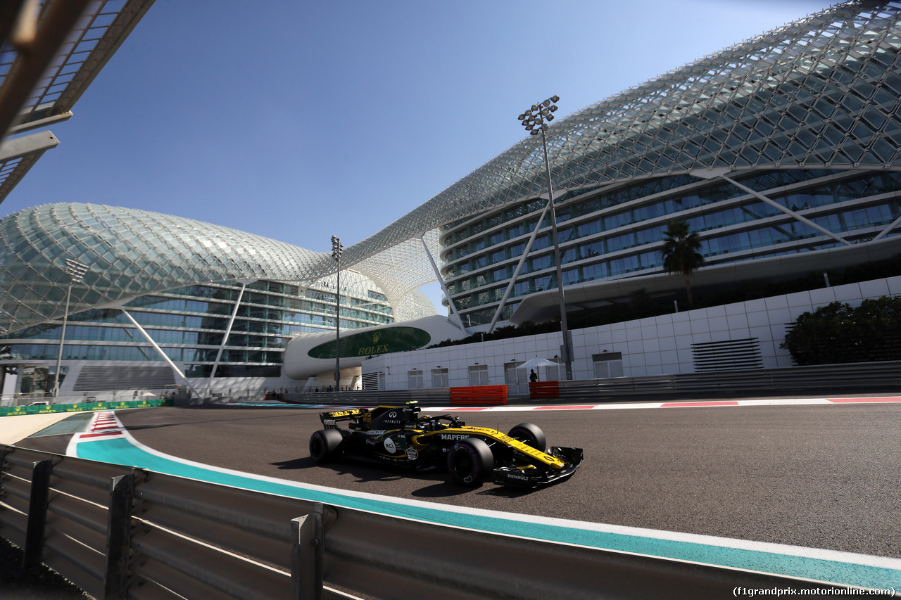 GP ABU DHABI, 23.11.2018 - Prove Libere 1, Carlos Sainz Jr (ESP) Renault Sport F1 Team RS18