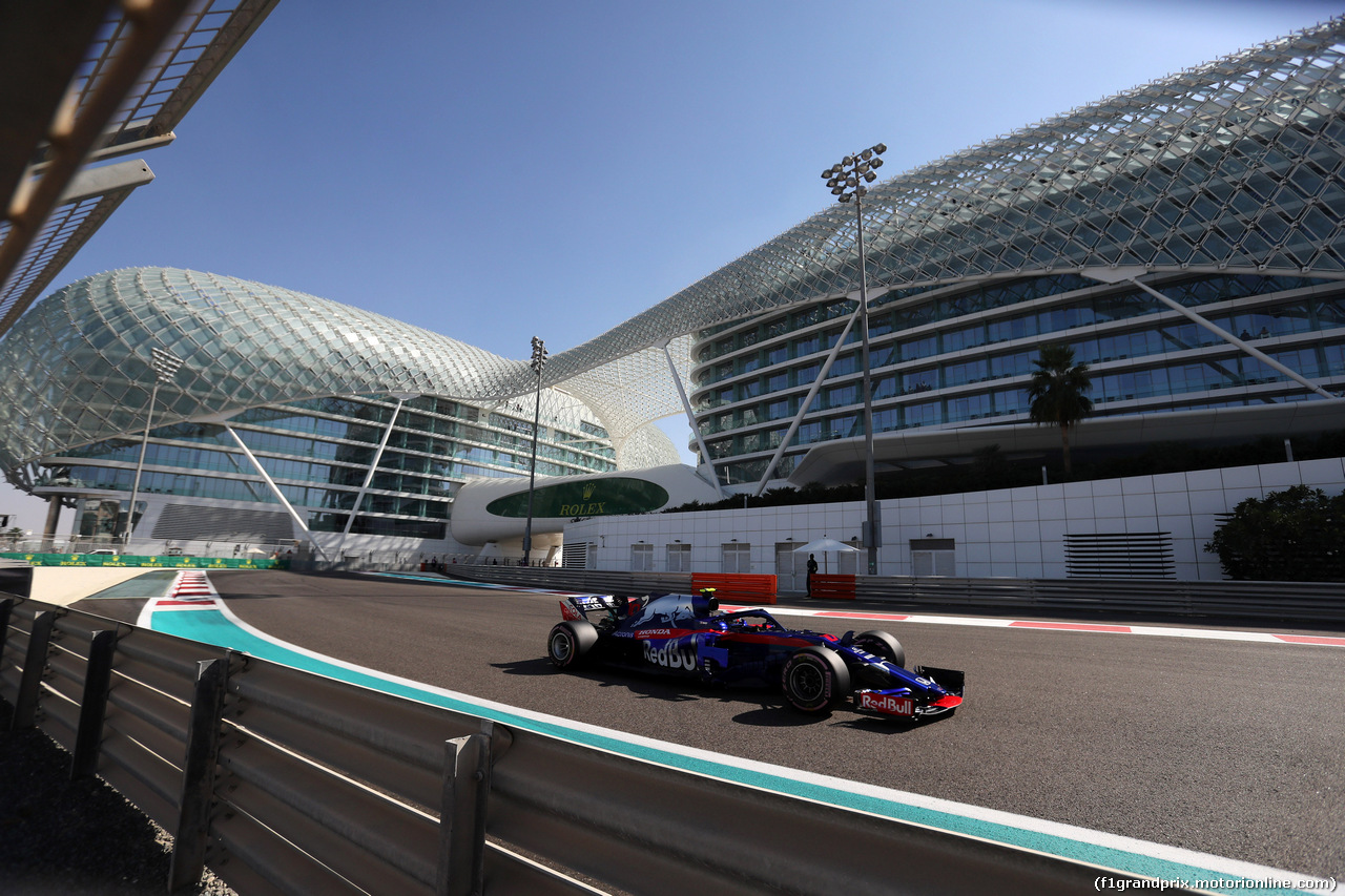 GP ABU DHABI, 23.11.2018 - Prove Libere 1, Pierre Gasly (FRA) Scuderia Toro Rosso STR13