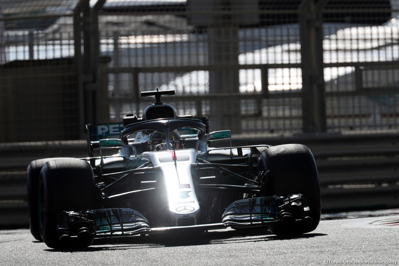 GP ABU DHABI, 23.11.2018 - Prove Libere 1, Lewis Hamilton (GBR) Mercedes AMG F1 W09