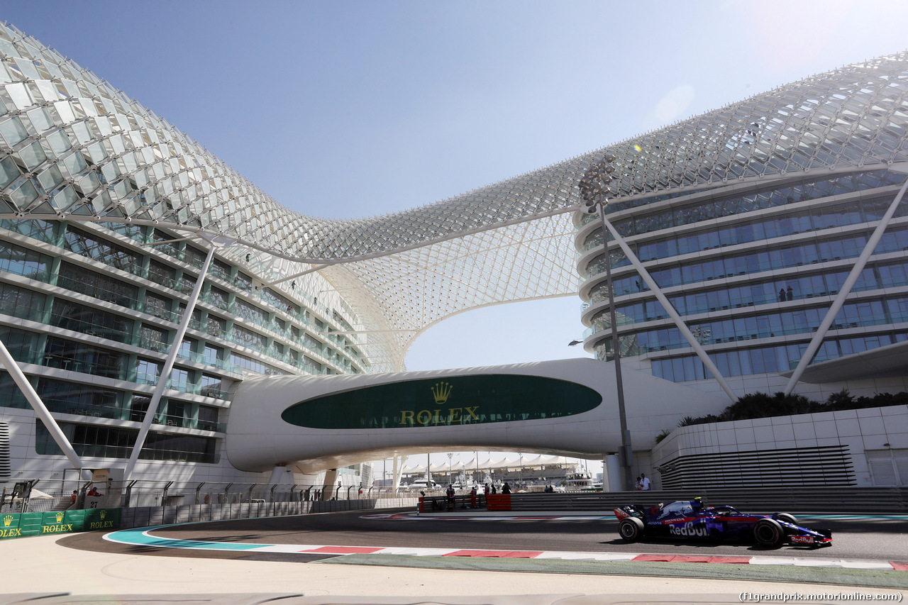 GP ABU DHABI, 23.11.2018 - Prove Libere 1, Pierre Gasly (FRA) Scuderia Toro Rosso STR13