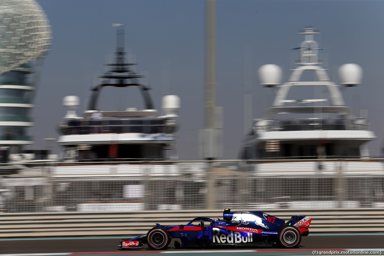 GP ABU DHABI, 23.11.2018 - Prove Libere 1, Pierre Gasly (FRA) Scuderia Toro Rosso STR13