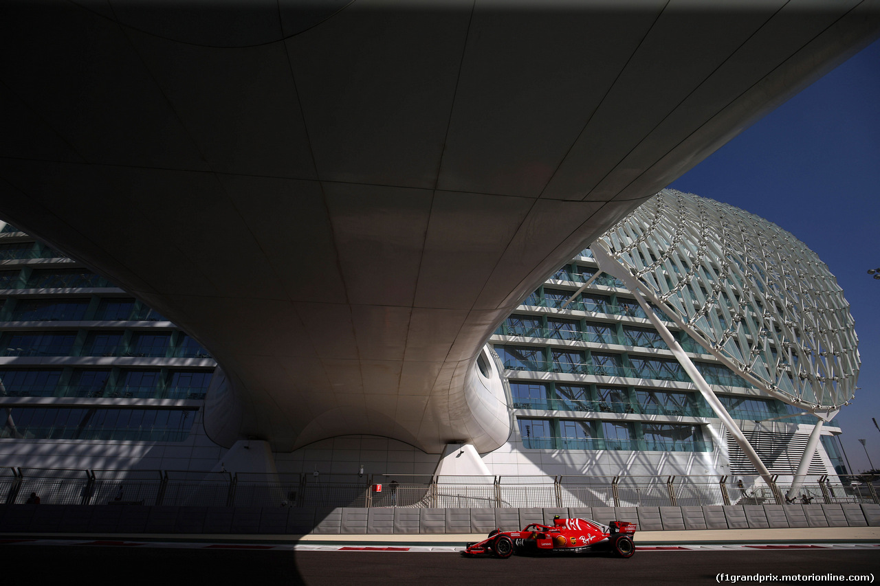 GP ABU DHABI, 23.11.2018 - Prove Libere 1, Kimi Raikkonen (FIN) Ferrari SF71H