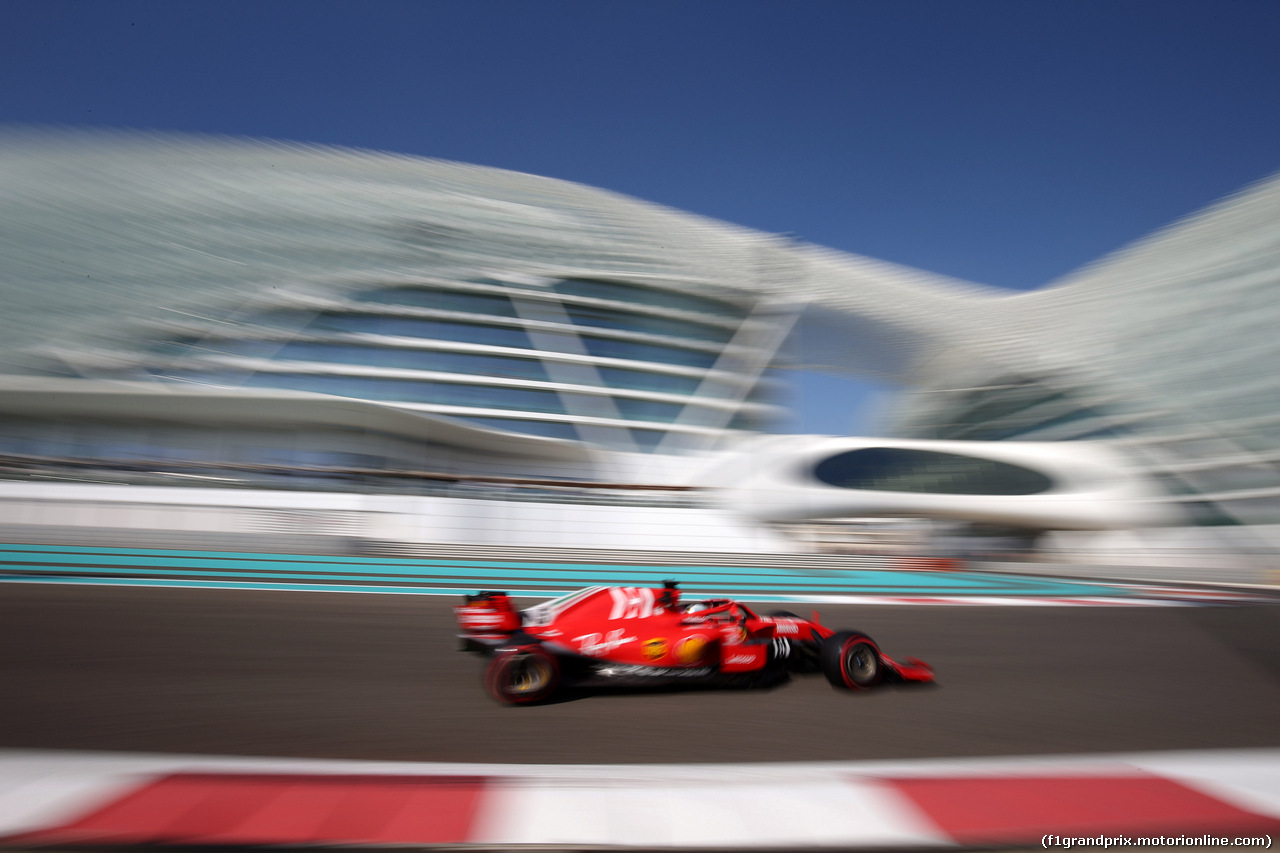 GP ABU DHABI, 23.11.2018 - Prove Libere 1, Sebastian Vettel (GER) Ferrari SF71H
