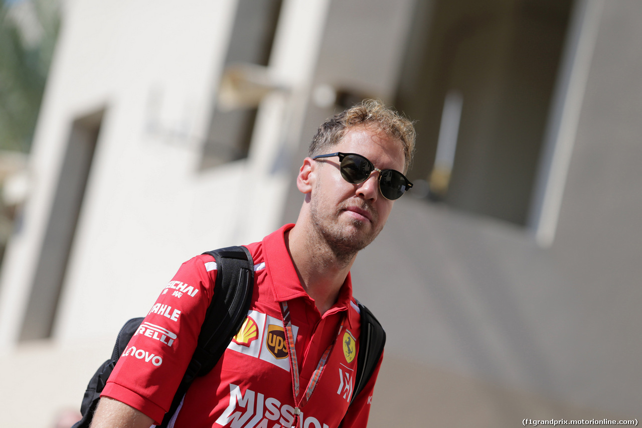GP ABU DHABI, 23.11.2018 - Prove Libere 1, Sebastian Vettel (GER) Ferrari SF71H