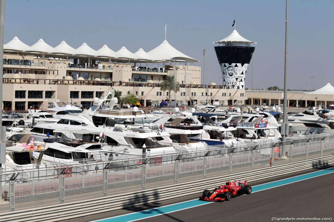 GP ABU DHABI, 23.11.2018 - Prove Libere 1, Kimi Raikkonen (FIN) Ferrari SF71H