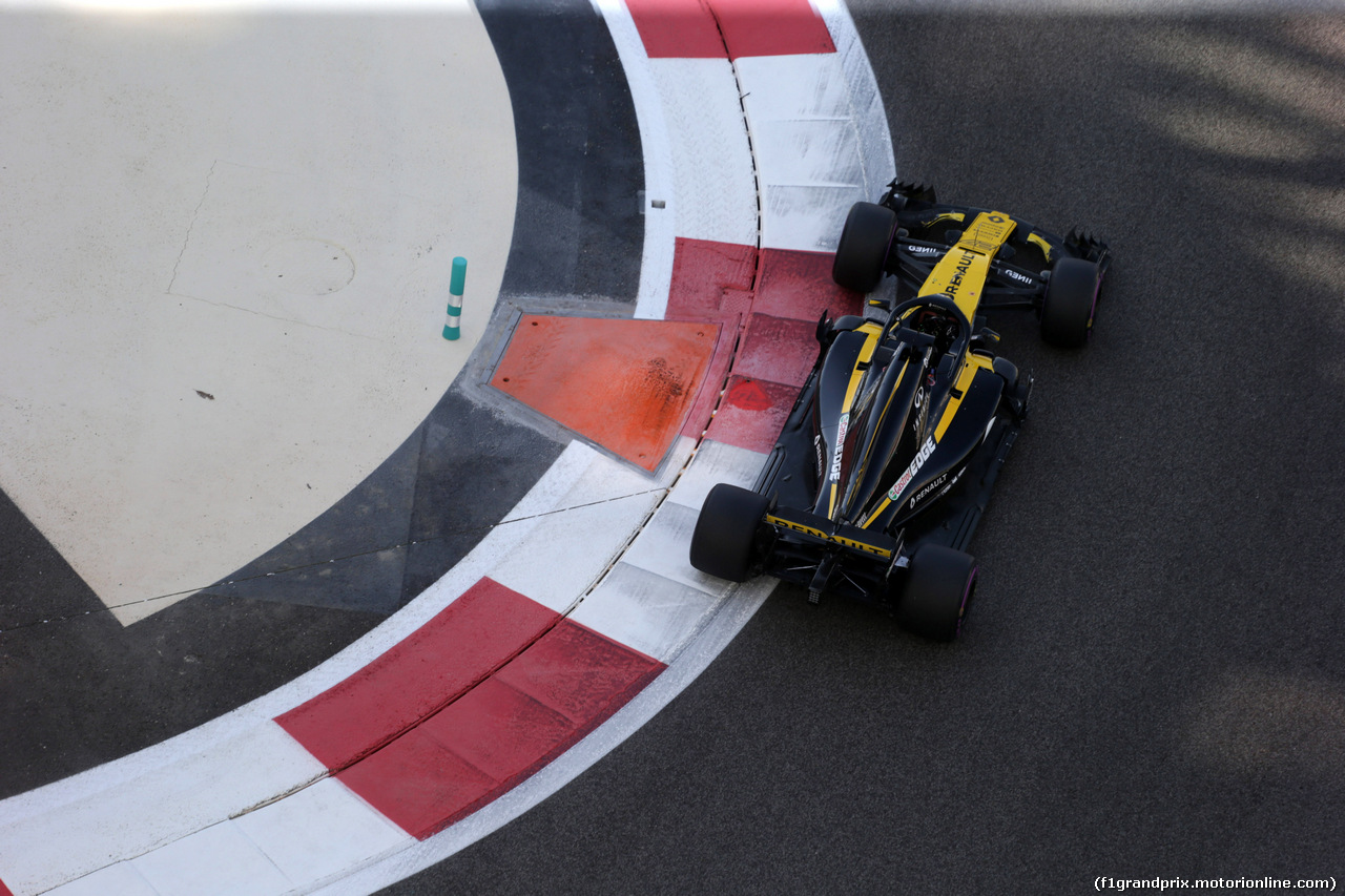 GP ABU DHABI, 23.11.2018 - Prove Libere 1, Nico Hulkenberg (GER) Renault Sport F1 Team RS18