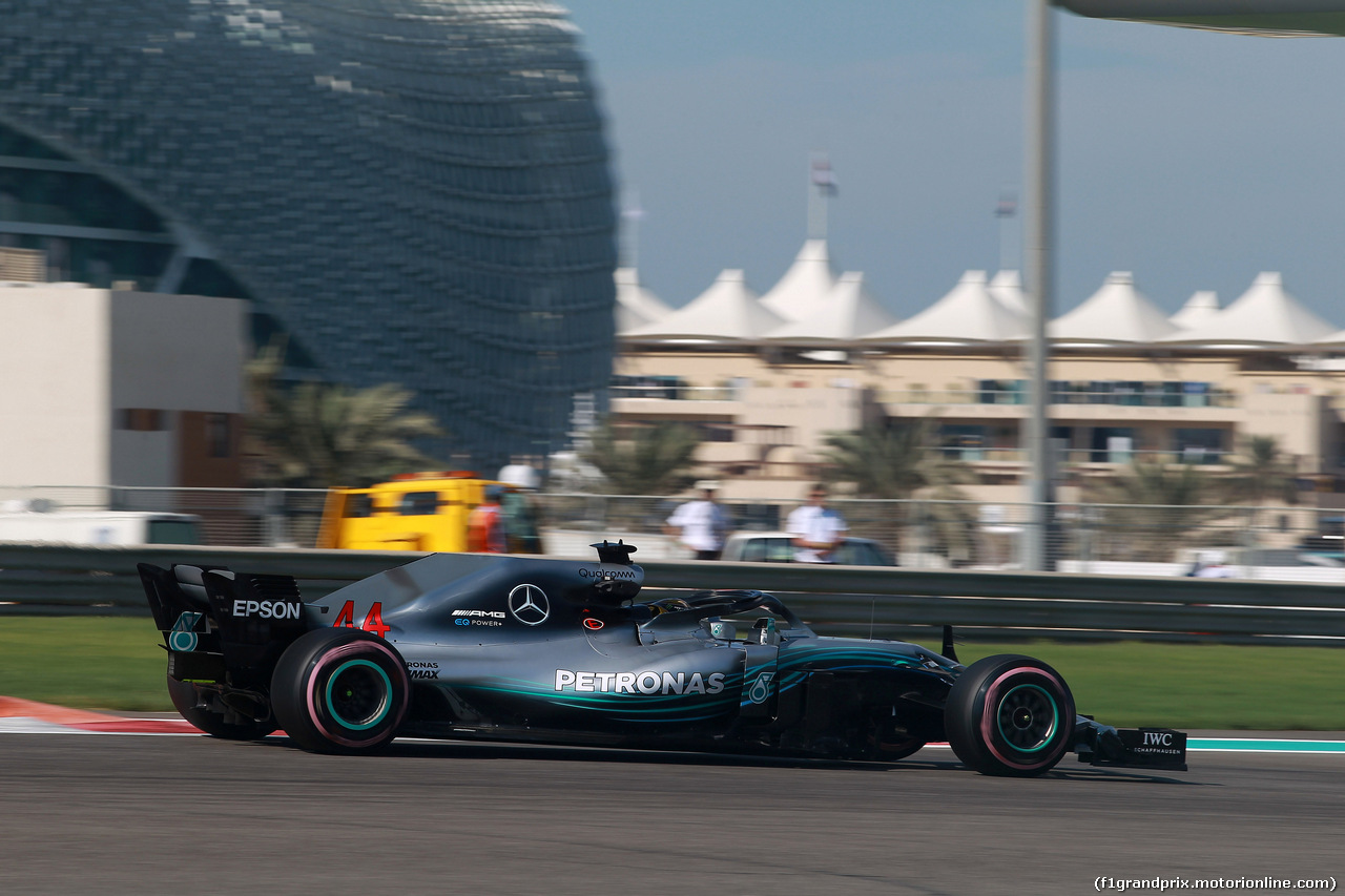 GP ABU DHABI, 23.11.2018 - Prove Libere 1, Lewis Hamilton (GBR) Mercedes AMG F1 W09