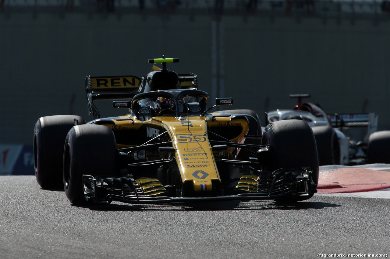 GP ABU DHABI, 23.11.2018 - Prove Libere 1, Carlos Sainz Jr (ESP) Renault Sport F1 Team RS18