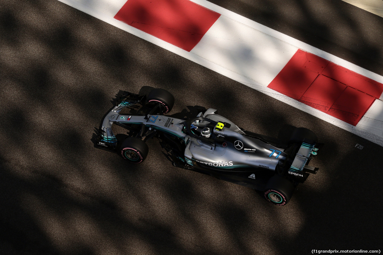 GP ABU DHABI, 23.11.2018 - Prove Libere 1, Valtteri Bottas (FIN) Mercedes AMG F1 W09