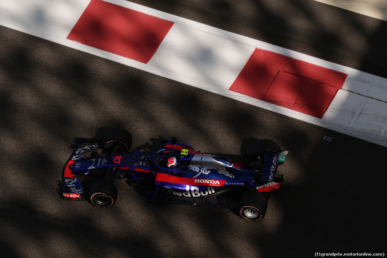 GP ABU DHABI, 23.11.2018 - Prove Libere 1, Pierre Gasly (FRA) Scuderia Toro Rosso STR13