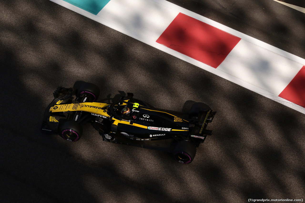 GP ABU DHABI, 23.11.2018 - Prove Libere 1, Carlos Sainz Jr (ESP) Renault Sport F1 Team RS18