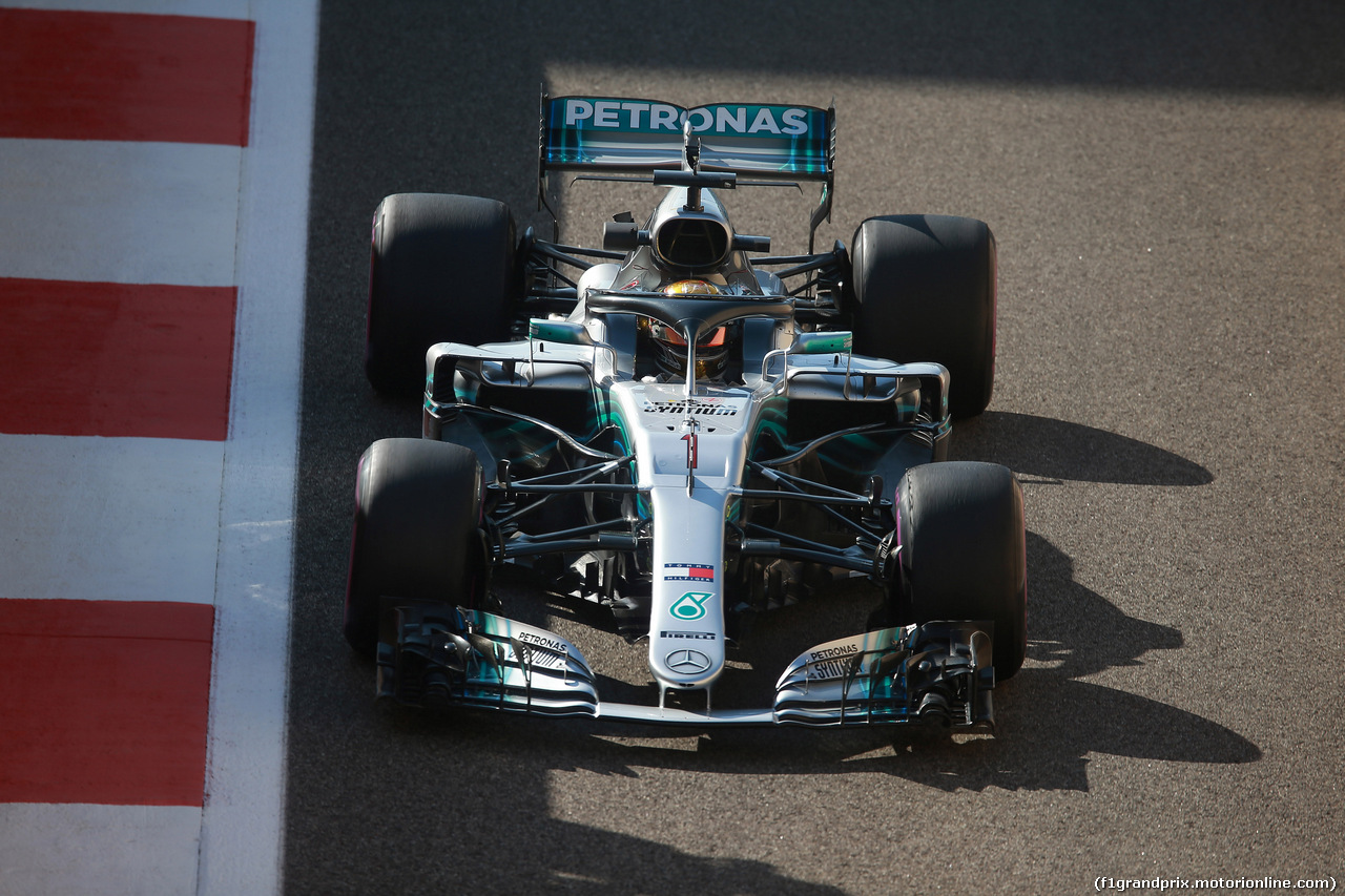 GP ABU DHABI, 23.11.2018 - Prove Libere 1, Lewis Hamilton (GBR) Mercedes AMG F1 W09