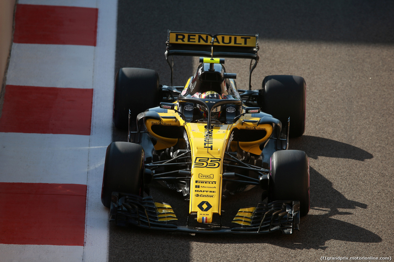 GP ABU DHABI, 23.11.2018 - Prove Libere 1, Carlos Sainz Jr (ESP) Renault Sport F1 Team RS18