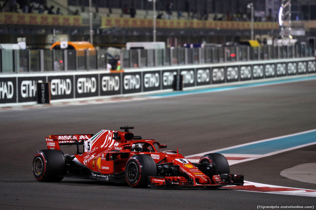GP ABU DHABI, 23.11.2018 - Prove Libere 2, Sebastian Vettel (GER) Ferrari SF71H