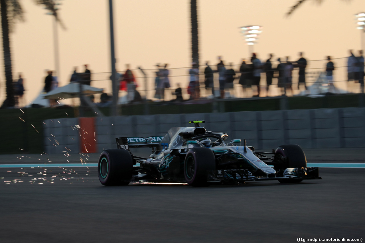 GP ABU DHABI, 23.11.2018 - Prove Libere 2, Valtteri Bottas (FIN) Mercedes AMG F1 W09