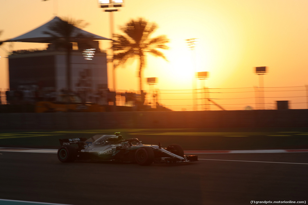 GP ABU DHABI, 23.11.2018 - Prove Libere 2, Valtteri Bottas (FIN) Mercedes AMG F1 W09
