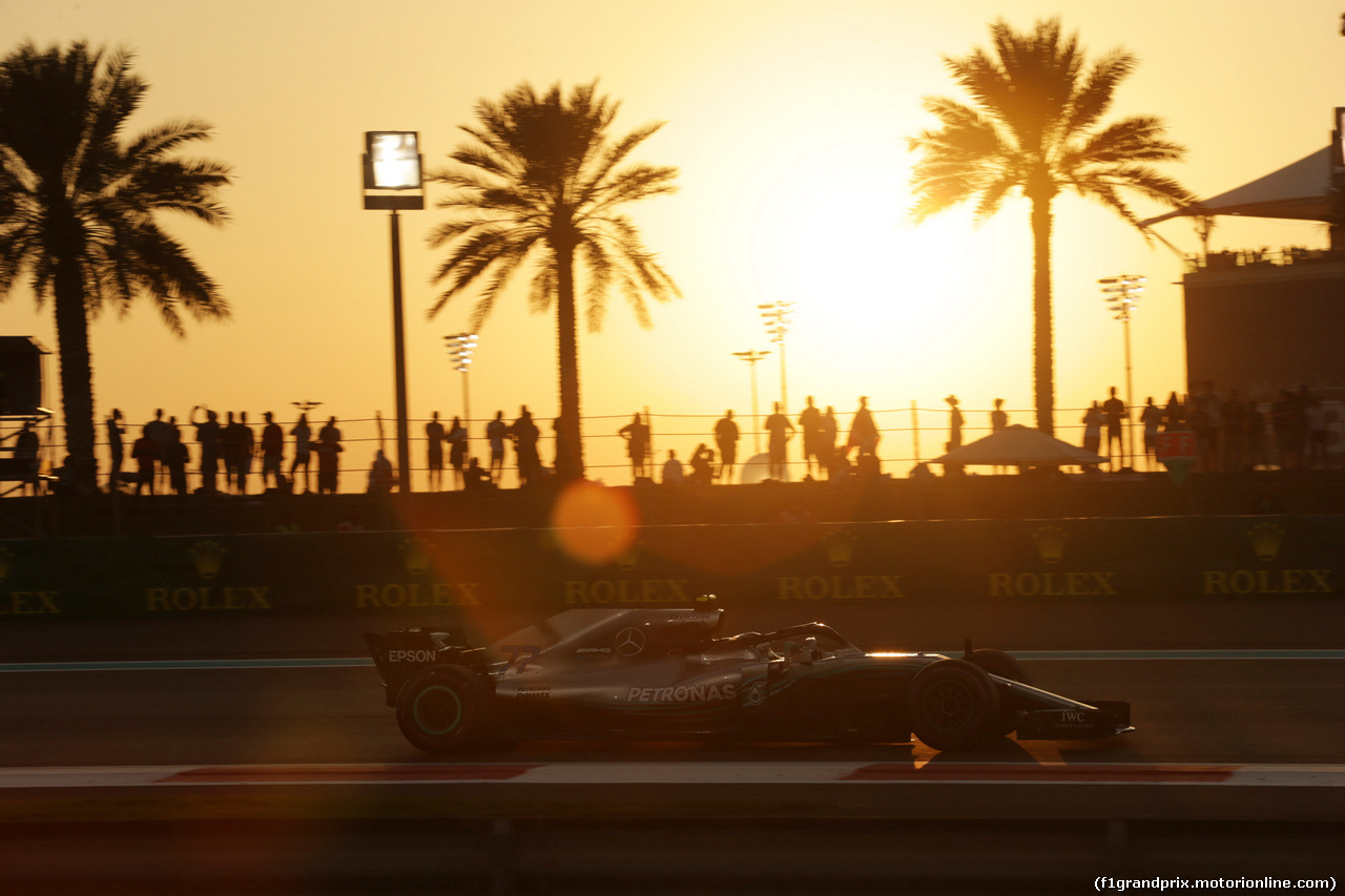 GP ABU DHABI, 23.11.2018 - Prove Libere 2, Valtteri Bottas (FIN) Mercedes AMG F1 W09