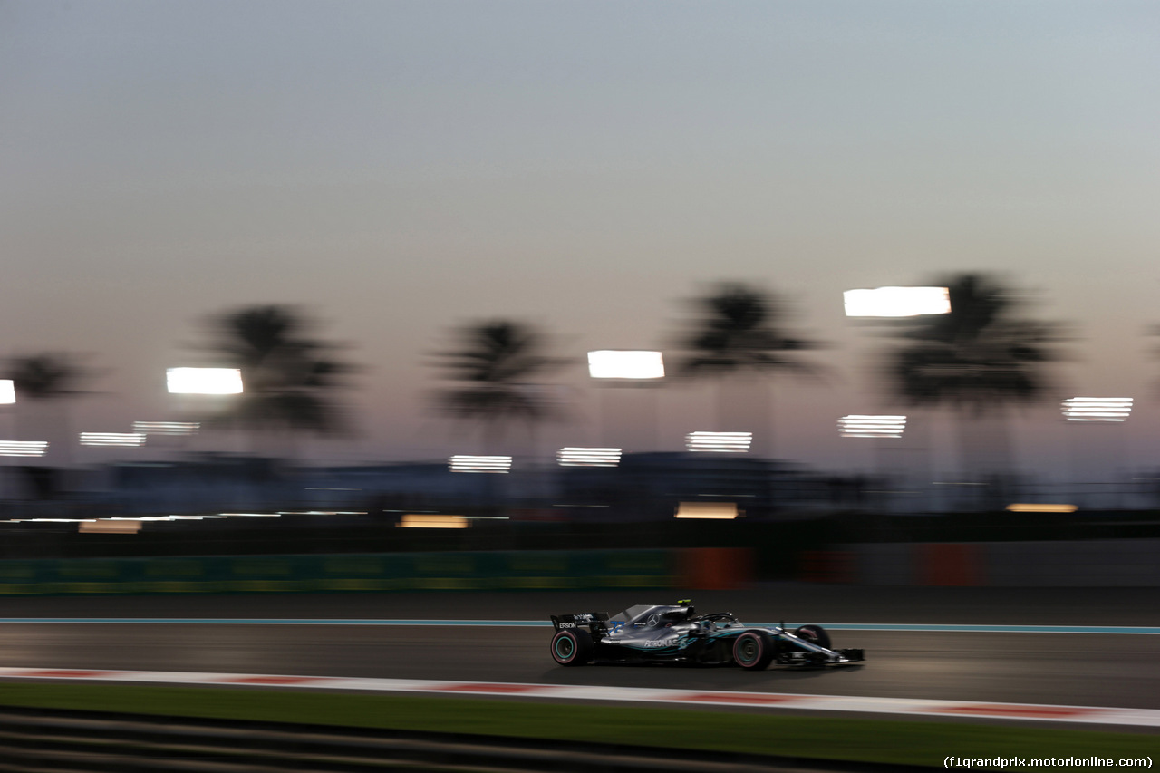 GP ABU DHABI, 23.11.2018 - Prove Libere 2, Valtteri Bottas (FIN) Mercedes AMG F1 W09