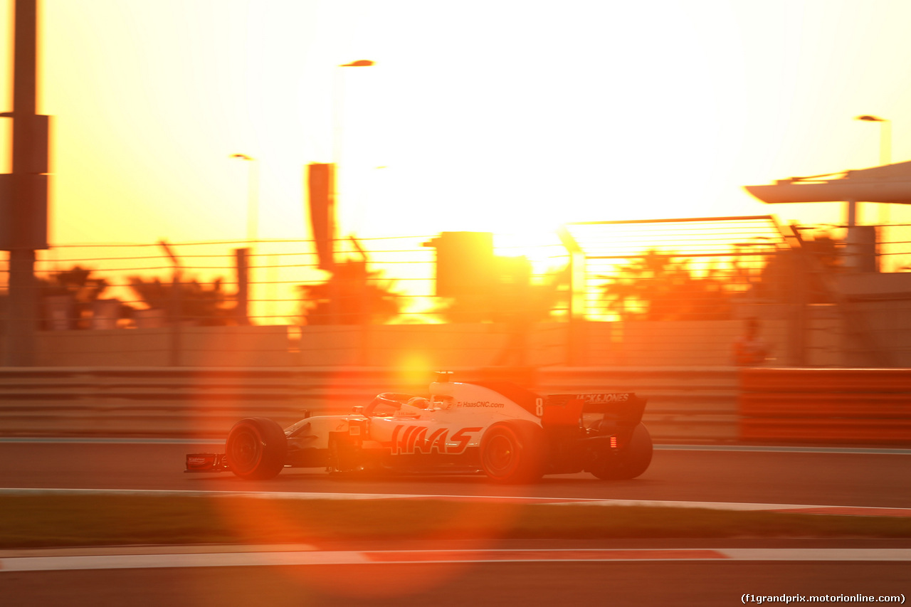 GP ABU DHABI, 23.11.2018 - Prove Libere 2, Romain Grosjean (FRA) Haas F1 Team VF-18