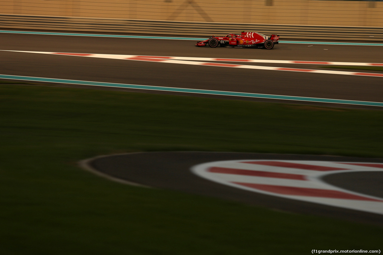 GP ABU DHABI, 23.11.2018 - Prove Libere 2, Kimi Raikkonen (FIN) Ferrari SF71H
